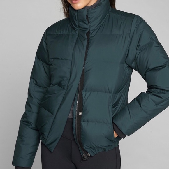 athleta snow down jacket